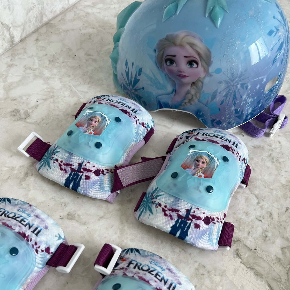 Disney Frozen Elsa Ana Skating Skateboarding Bycicle Protective Gear